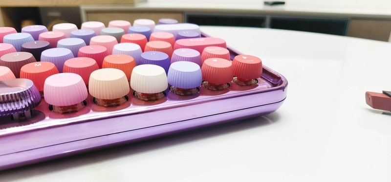 时尚女性必备！雷柏 ralemo Pre 5多模无线机械键盘姹紫嫣红