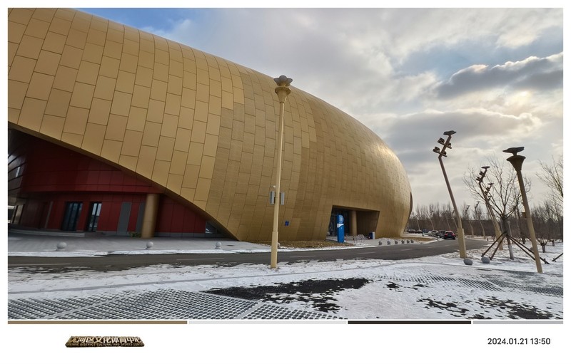 沈河体育中心的建筑