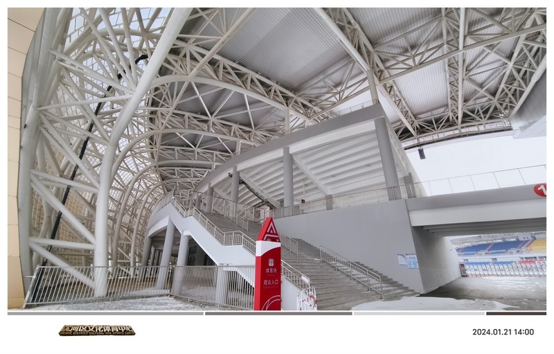 沈河体育中心的建筑