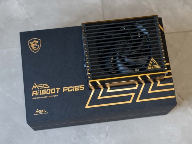 碳化硅加持，真传家宝，微星MEG Ai1600T PCIE5超神电源首发晒单