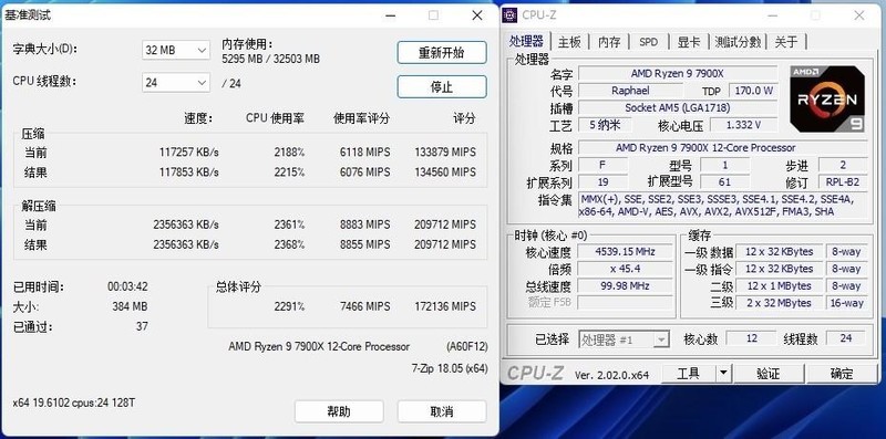 AMD锐龙9 7900X评测：性能大跃进，真香存在