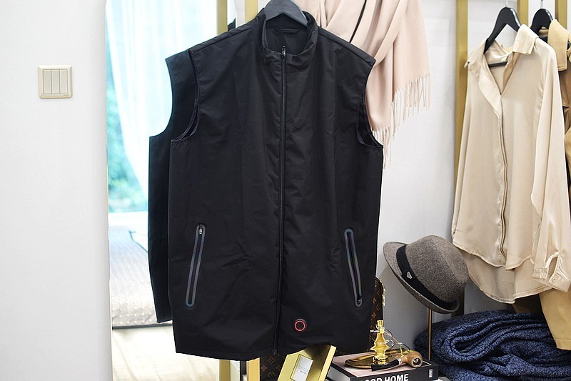 石墨烯发热 空气层锁温 AIHF艾弗石墨烯空气温控马甲