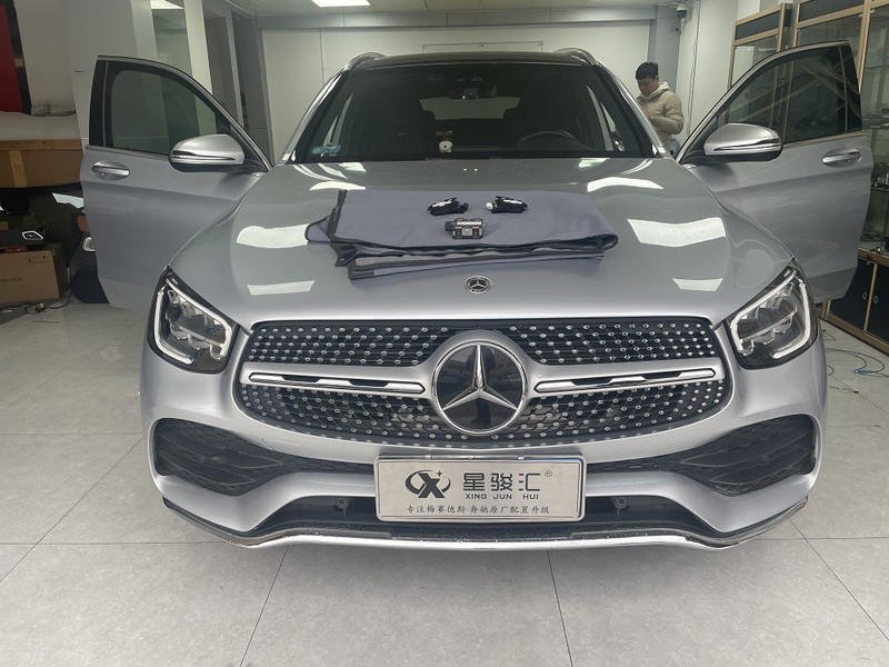 21款奔驰glc300l升级acc自适应巡航解放双脚