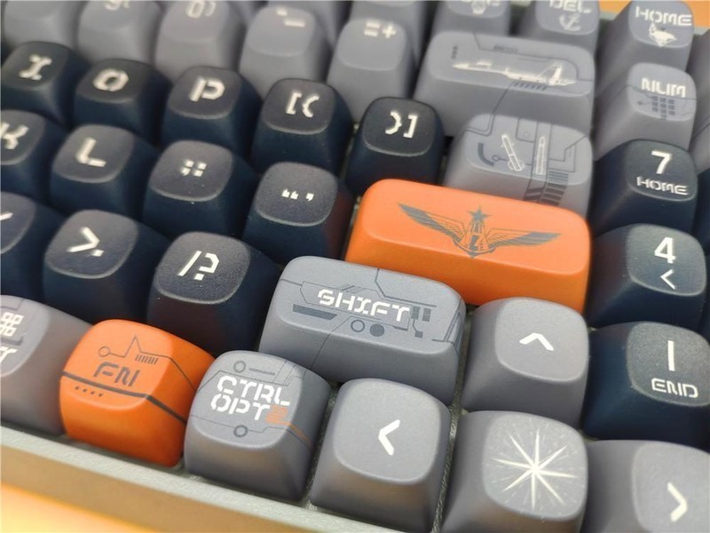 清新“水泥灰”+山东舰主题键帽，打造出只属于你的DIY键盘