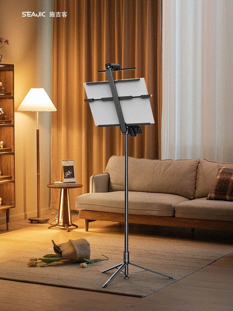 乐谱支架自带黑科技？SEAJIC施吉客便携式乐谱支架让音乐更加动人