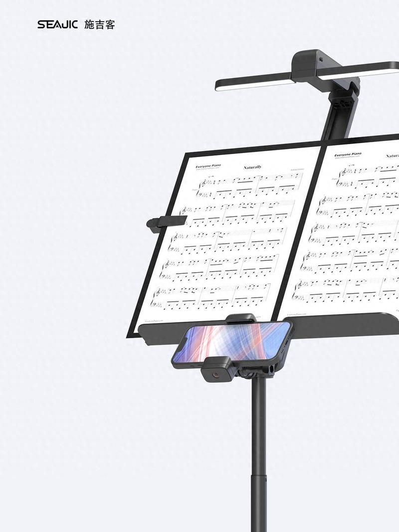 乐谱支架自带黑科技？SEAJIC施吉客便携式乐谱支架让音乐更加动人