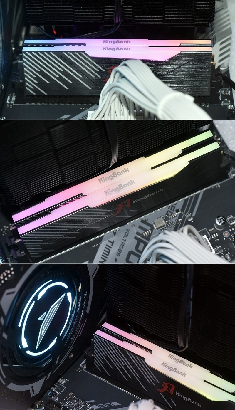 1200MHz超频余量 金百达KINGBANK黑刃RGB电竞D5灯条 且买且珍惜