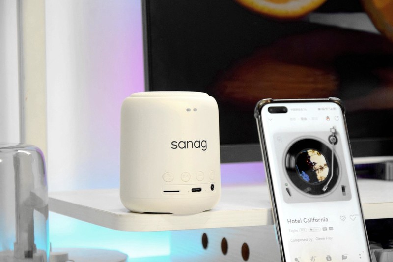 小清新桌搭怎么选音箱？加个sanag塞那X6S联名款音箱，效果如何？