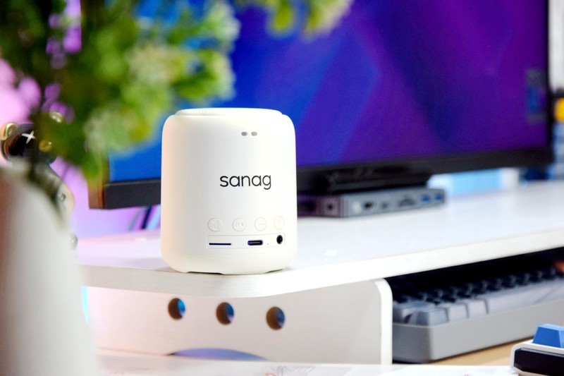 小清新桌搭怎么选音箱？加个sanag塞那X6S联名款音箱，效果如何？