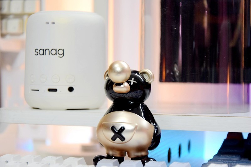 小清新桌搭怎么选音箱？加个sanag塞那X6S联名款音箱，效果如何？