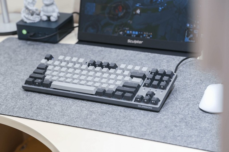 杜伽K320 V2星光版：樱桃MX2A红轴，限定白光，手感一绝