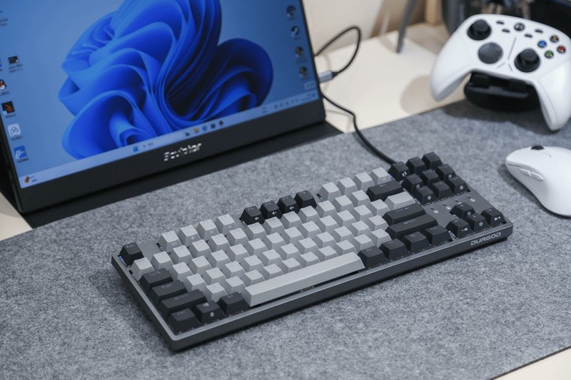 杜伽K320 V2星光版：樱桃MX2A红轴，限定白光，手感一绝