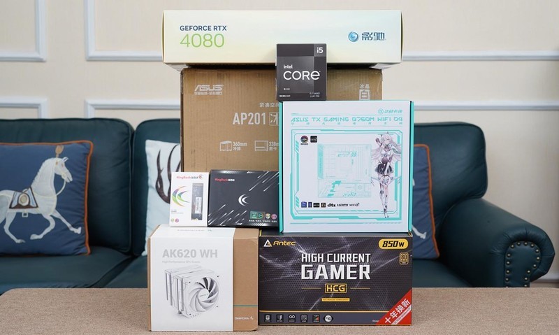 魅力无限二次元，13490F+华硕B760天选+4080打造的主机分享