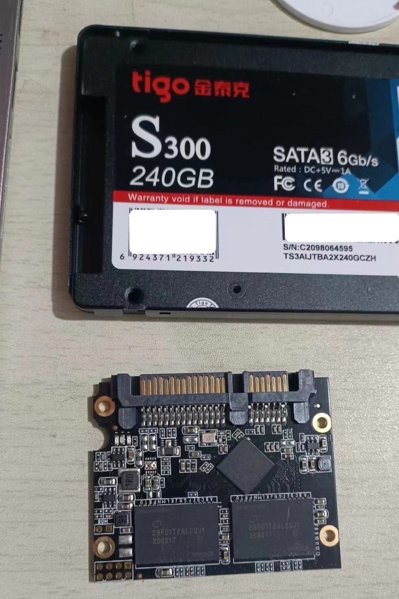 SM2259XT量产工具下载修复金泰克S300 240G固态硬盘，29F01T2ALCQJ1颗粒开卡
