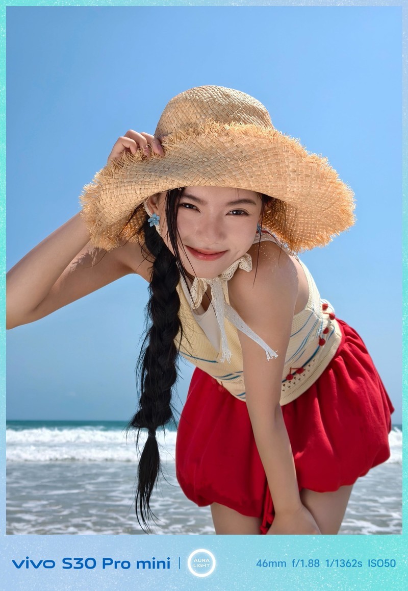 vivo S30 Pro mini清透质感人像算法，美得自然展现夏日新活力
