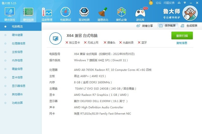 @豆婷婷   豆姑娘，7650K超频到4Ghz应该和7870K相差不大吧？