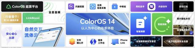 全新ColorOS 14：效率和专属服务的双重提升，让手机真正智慧起来