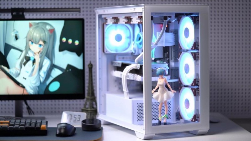 数码游戏肥宅日常，R9 7900X CP360水冷桌搭装机分享