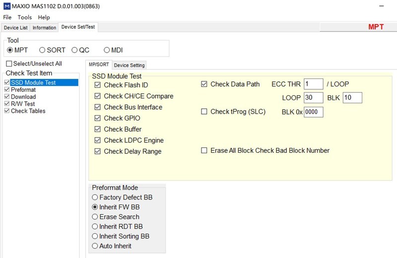 雷克沙NS100 1TB SSD开卡成功教程，MAS1102量产工具下载，MAS1102-TAS-MPT-D.0.01.003