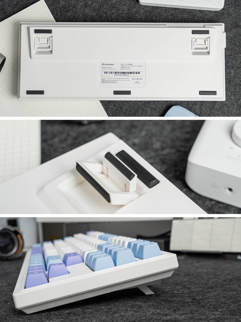 炫彩氛围，多模长续航，杜伽K100 POM奶昔轴机械键盘