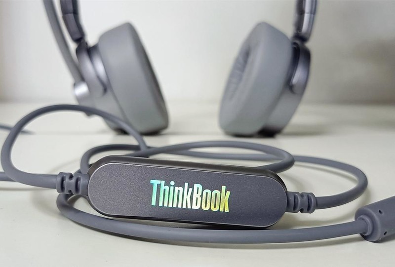 绵软舒适，解放双耳，ThinkBook 降噪耳麦体验