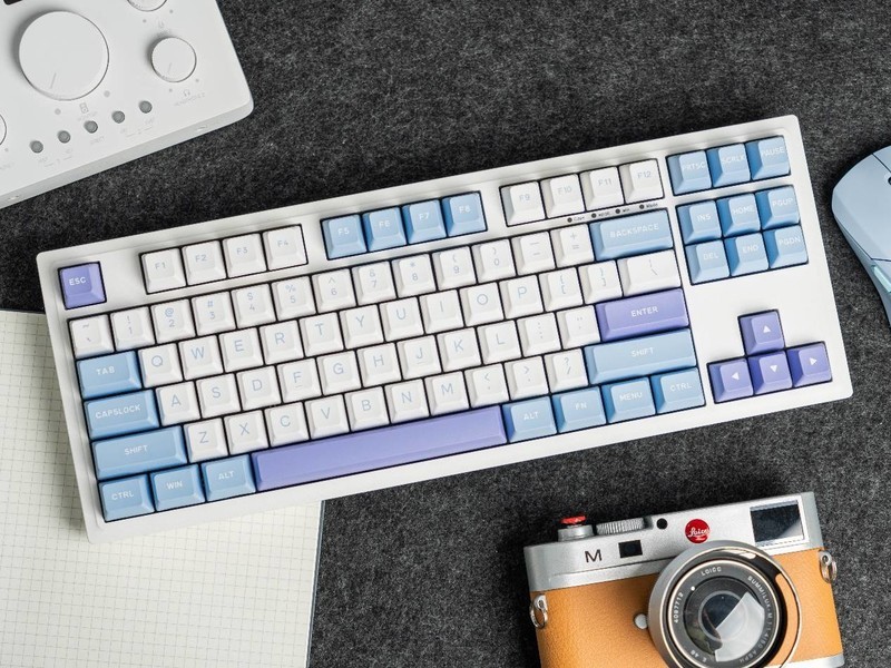 炫彩氛围，多模长续航，杜伽K100 POM奶昔轴机械键盘