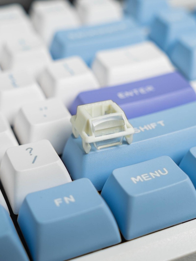 炫彩氛围，多模长续航，杜伽K100 POM奶昔轴机械键盘