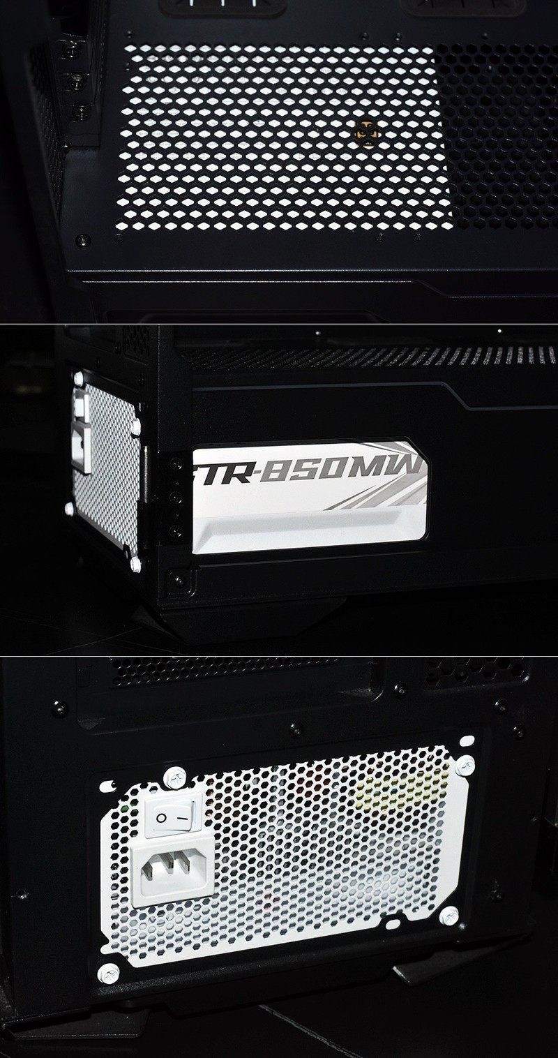 洁白无瑕 美商艾湃电竞ATX3.0原生16pin GTR 850MW金牌全模组电源 白色控首选