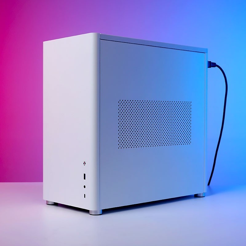 乔思伯 D40 白色 装机实拍