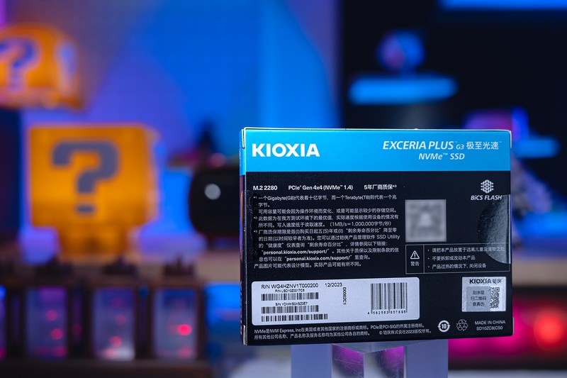 1200TBW写入量超耐久，铠侠PCIe4.0 SD10极至光速SSD体验