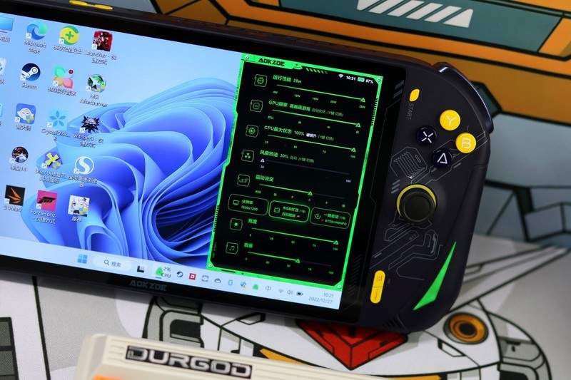 AOKZOE游戏掌机开箱，8英寸1200P屏幕，搭载AMD锐龙7 6800U处理器