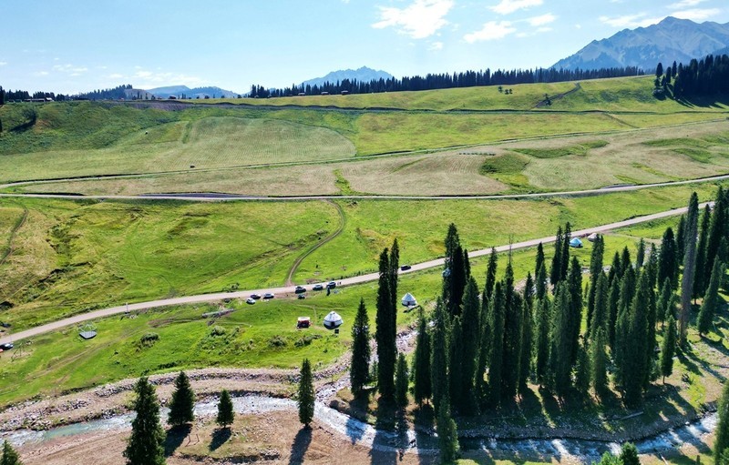 初学无人机航拍------新疆伊犁风光