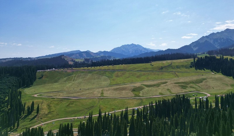 初学无人机航拍------新疆伊犁风光