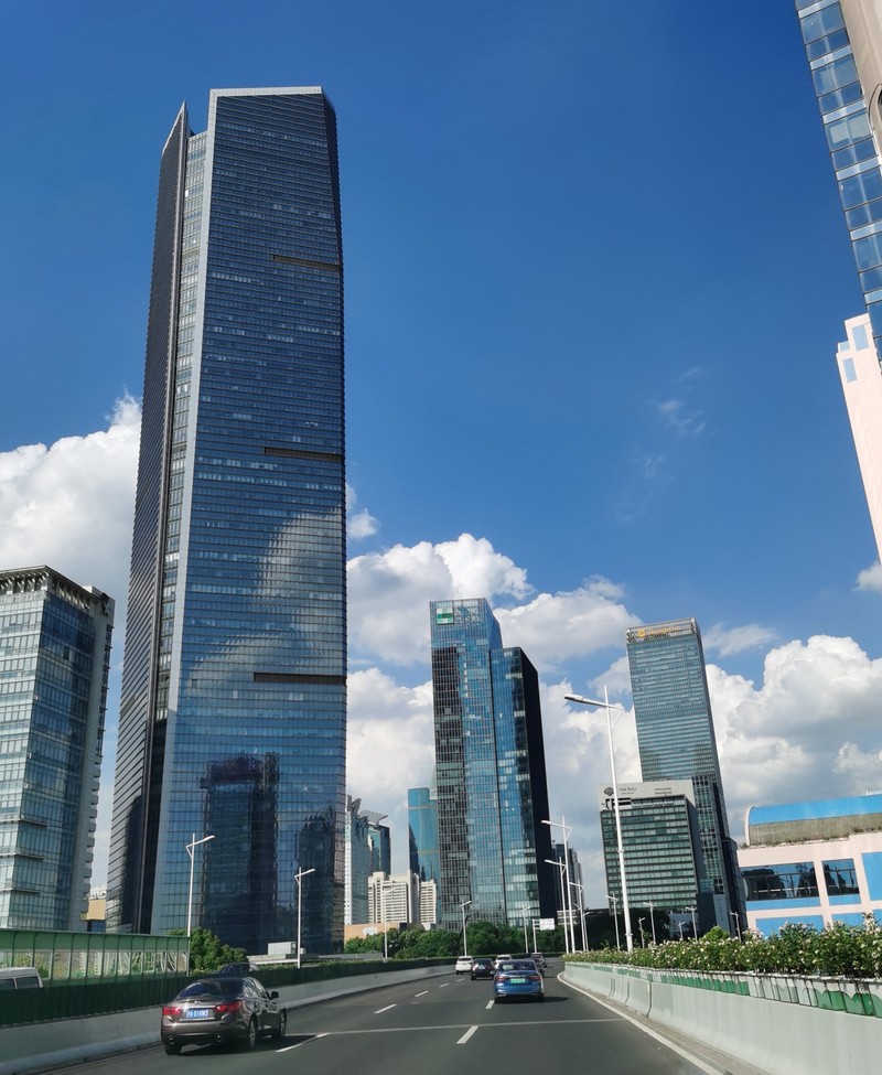 华为Mate30E Pro 车拍————烈日炎炎下的申城风光