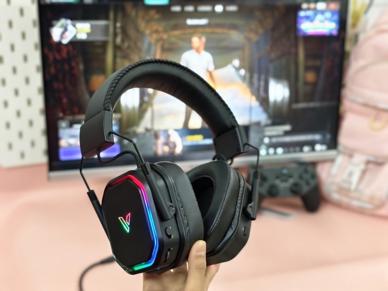 电竞女孩必看！雷柏VH850双音腔音质凭实力圈粉