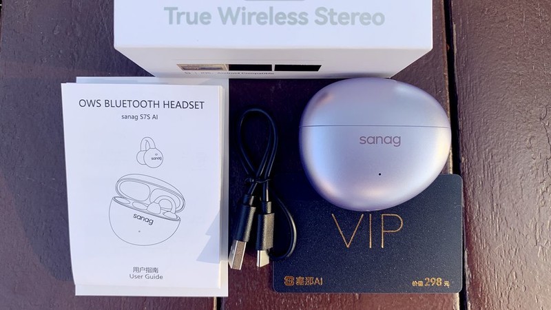 耳夹式耳机舒适体验再升级，sanag塞那S7S耳夹式耳机