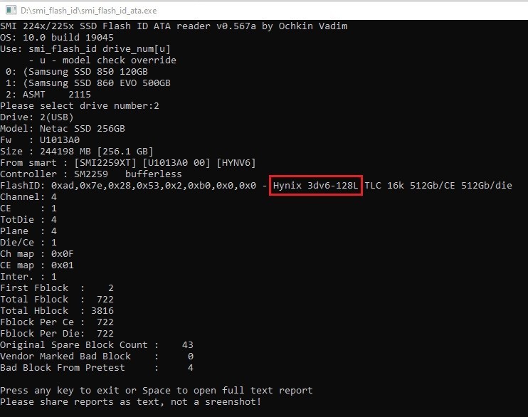 量产修复朗科超光N535N 256GB固态硬盘，附SM2259XT量产工具下载，SM2259XT开卡分享