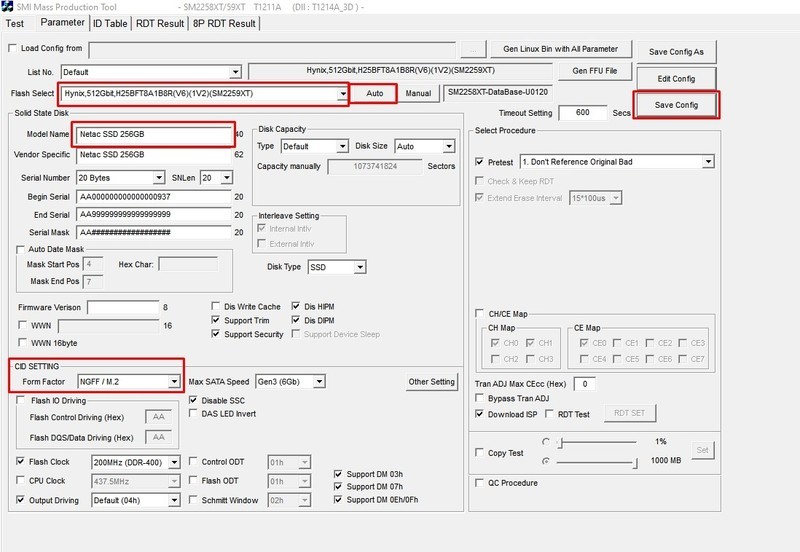 量产修复朗科超光N535N 256GB固态硬盘，附SM2259XT量产工具下载，SM2259XT开卡分享