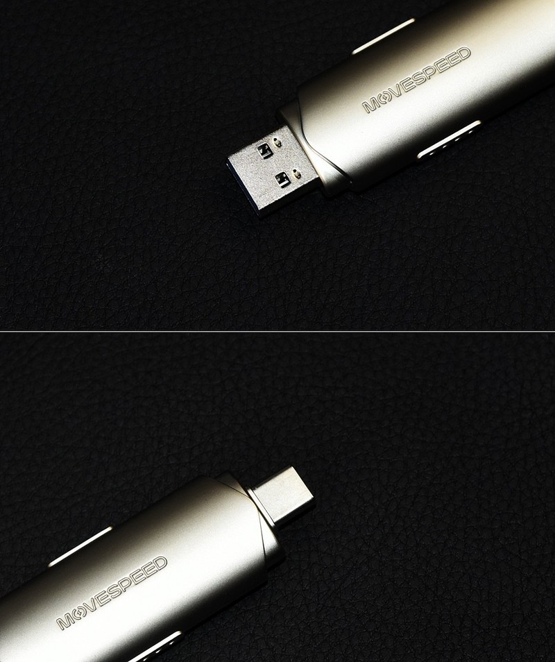 极速飞梭 移速MOVE SPEED极夜NT10双接口高速固态U盘 体验分享