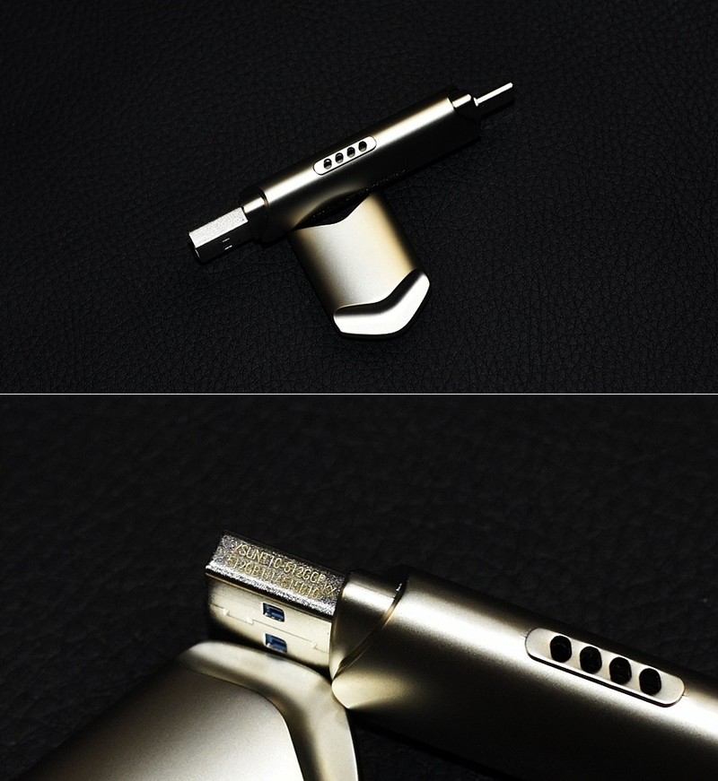 极速飞梭 移速MOVE SPEED极夜NT10双接口高速固态U盘 体验分享