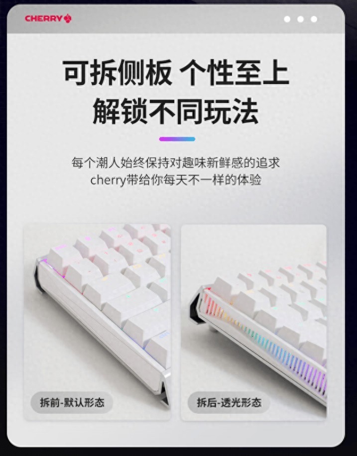 给桌面增添独特的亮色——CHERRY 樱桃外设推荐