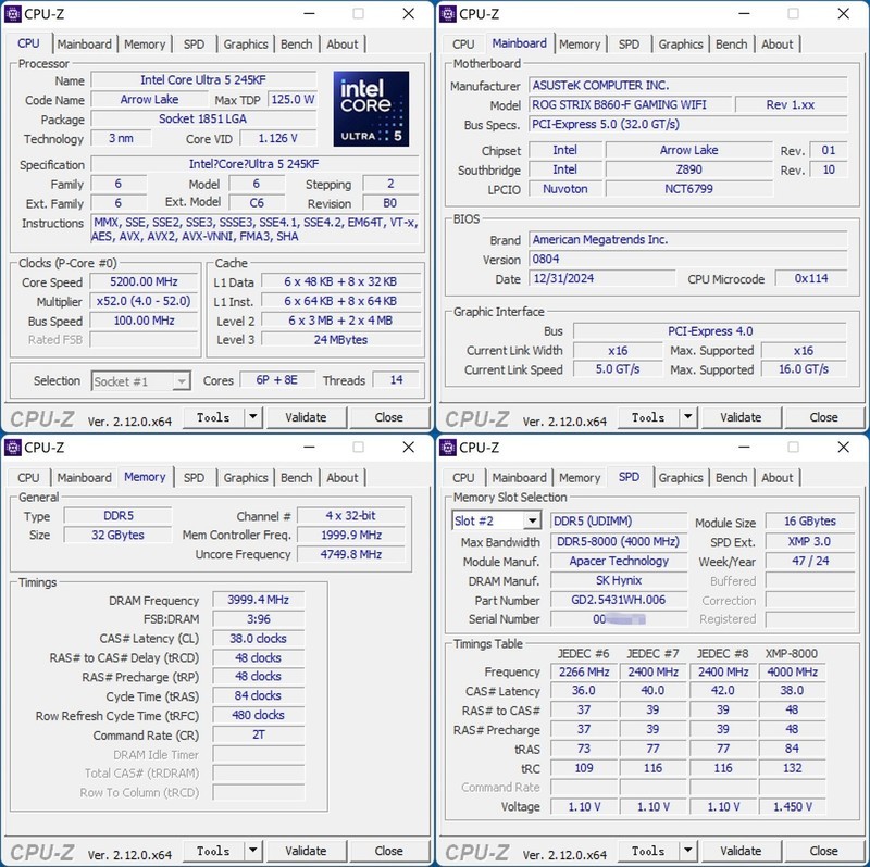 高频内存能否弥补Ultra短板？宇瞻 NOX RGB DDR5 8000体验分享
