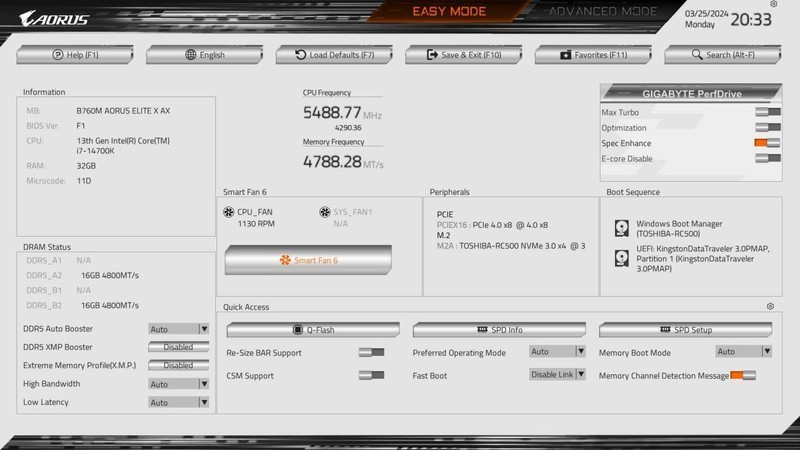 时尚大气，纯白色的技嘉B760M冰雕AORUS ELITE X AX装机实测