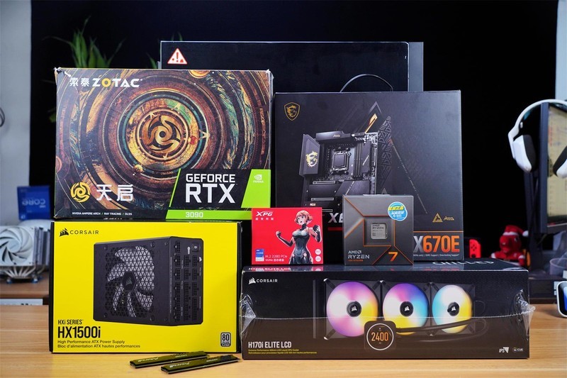 颜值高，性能强，把“光污染”做得淋漓尽致，海盗船机电装机分享