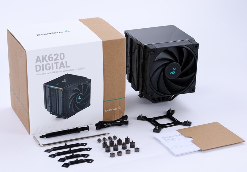 风冷散热才是中低端装机良配？数显版九州风神冰立方620风冷+13600KF+3060Ti装机分享