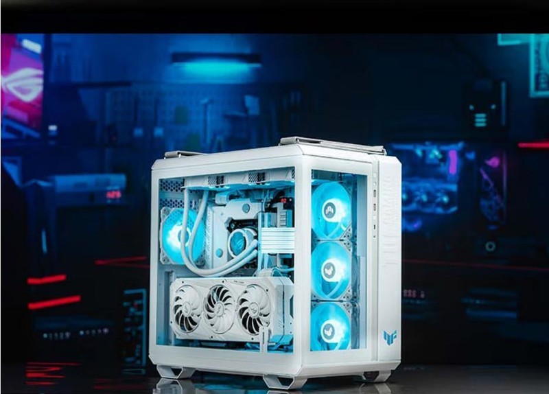 ROG平替！整一套TUF电竞特工全家桶：TUF GT502弹药库、TUF 850W电源、侠光TF120 ARGB