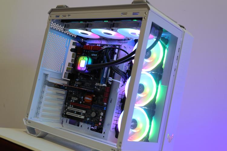 ROG平替！整一套TUF电竞特工全家桶：TUF GT502弹药库、TUF 850W电源、侠光TF120 ARGB