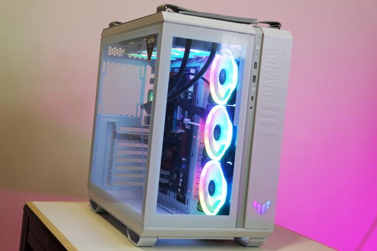 ROG平替！整一套TUF电竞特工全家桶：TUF GT502弹药库、TUF 850W电源、侠光TF120 ARGB