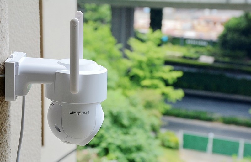 叮零户外云台摄像机4G版，全彩夜视耳聪目明看家护院好帮手