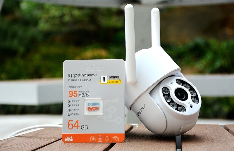 叮零户外云台摄像机4G版，全彩夜视耳聪目明看家护院好帮手